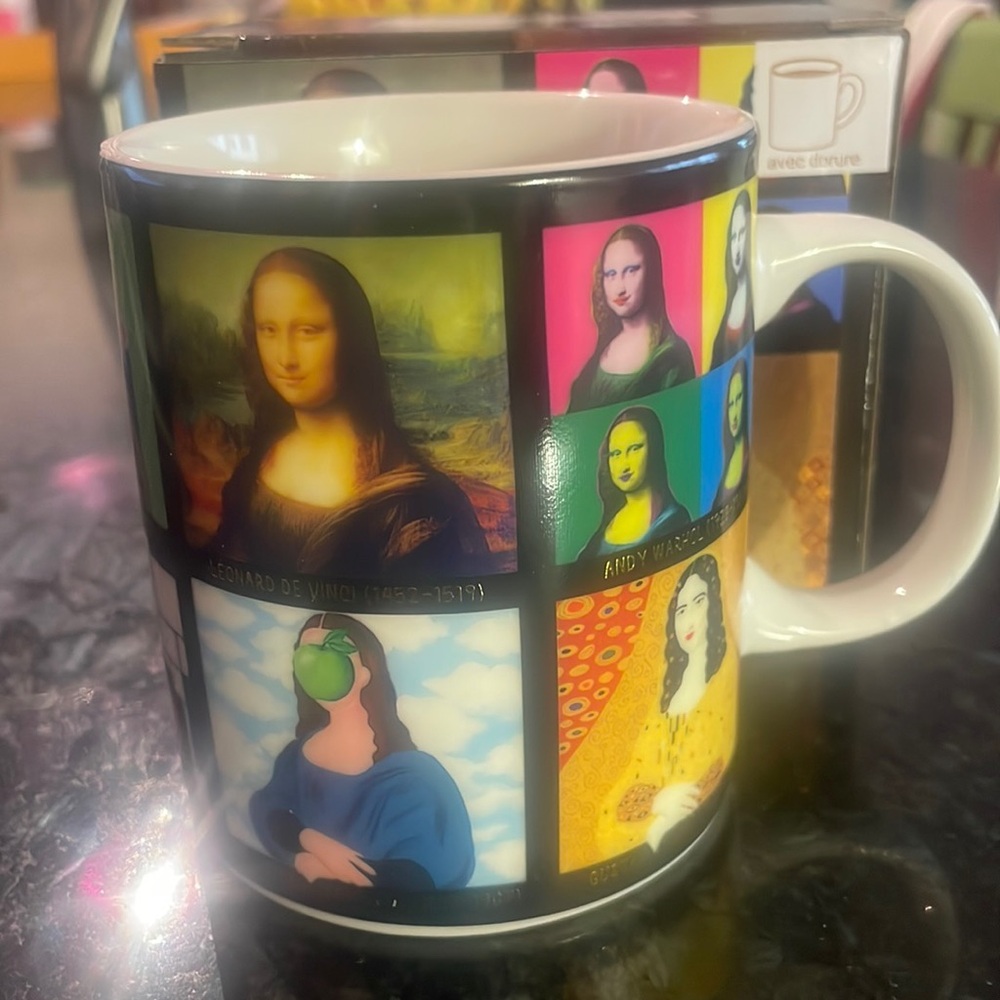 CARTESDART FRANCE MONA LISA  MUG